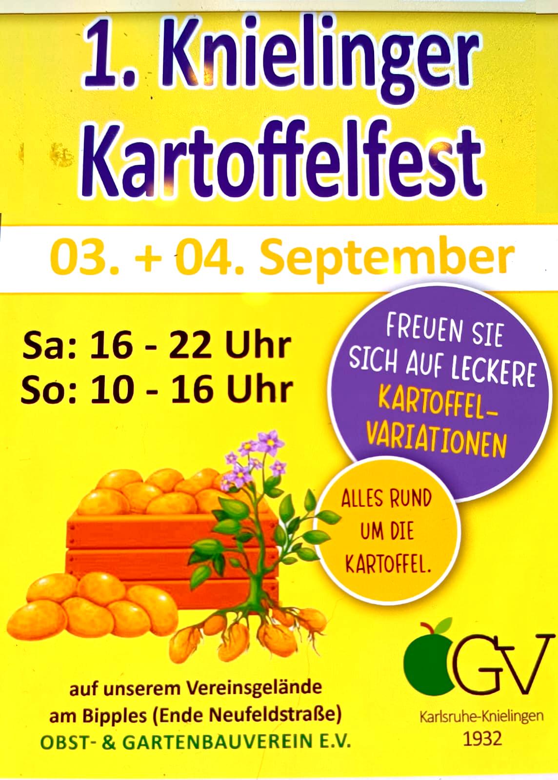 Einladung 1. Knielinger Kartoffelfest